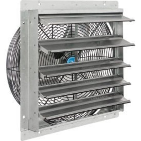 Continental Dynamics® 18"" Exhaust Fan with Shutter - Direct Drive - 1/8 HP - Single Speed -  294496